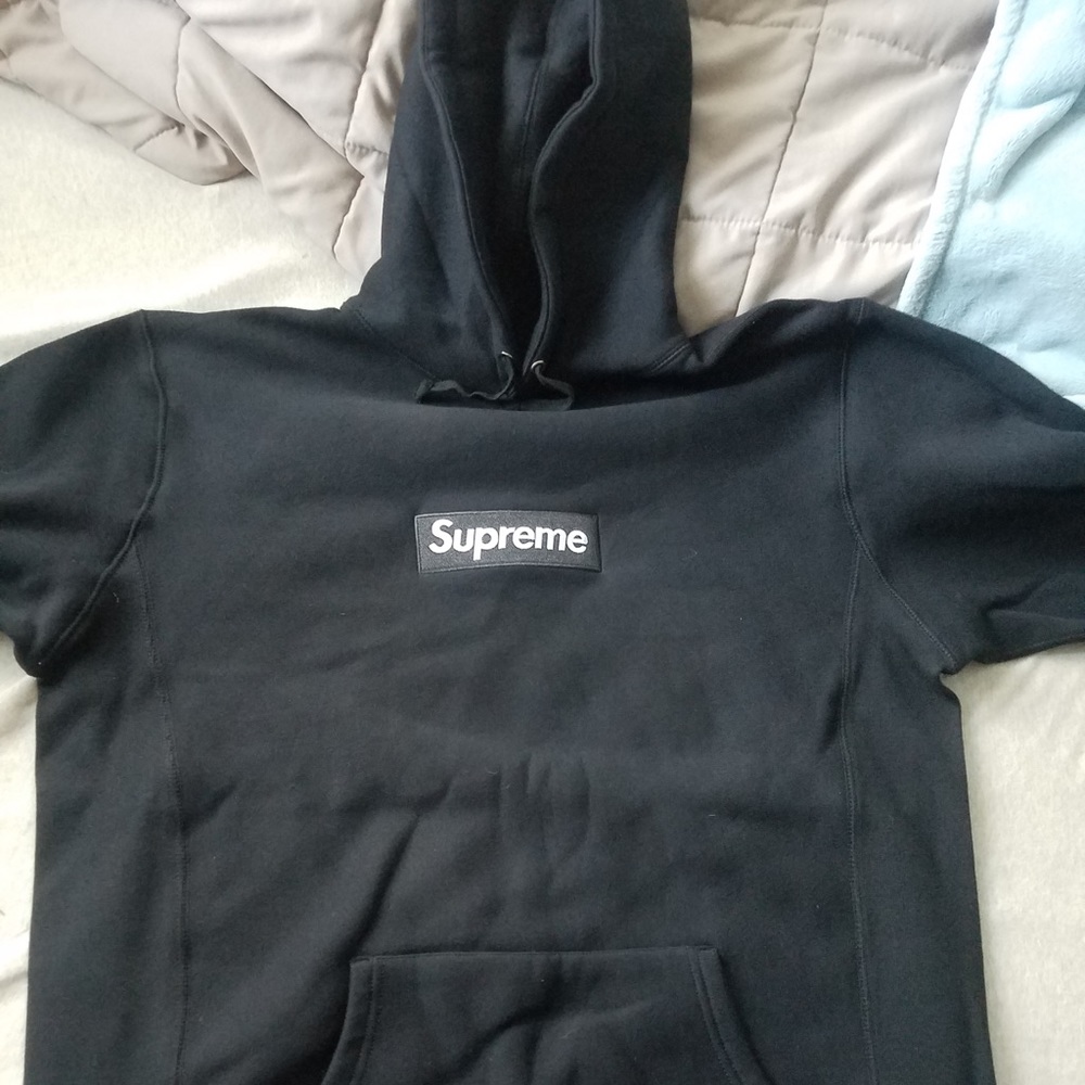 ❌SOLD❌ Fw16 Black Supreme Box Logo Hoodie